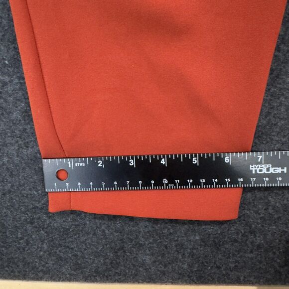 A.L.C. Kieran Jumpsuit Women's 4 Terracotta Orange Pleated Belted Tailored Pleat - Picture 8 of 13